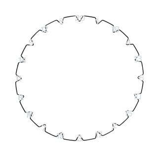 Obręcz numeryczna Eclipse Ultra-Vis Horizontal Number Ring