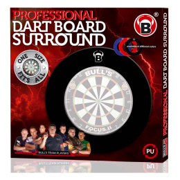 Opona BULL'S Professional Dartboard Surround - Plain Czerwony