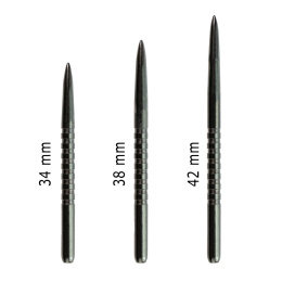 Bull's steel tips GP3 black 34mm
