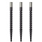 Mission Lunar CS Dart Points Rough Cut Black 38mm