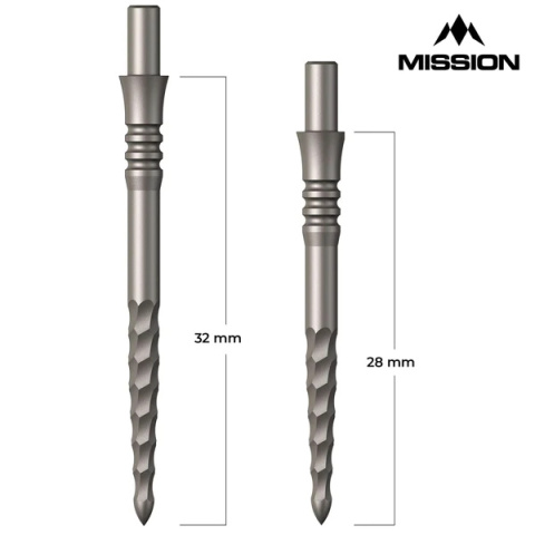 Mission Sniper Points Lunar FS - Silver 28/32mm Mission Sniper Points Lunar FS - Silver 28/32mm