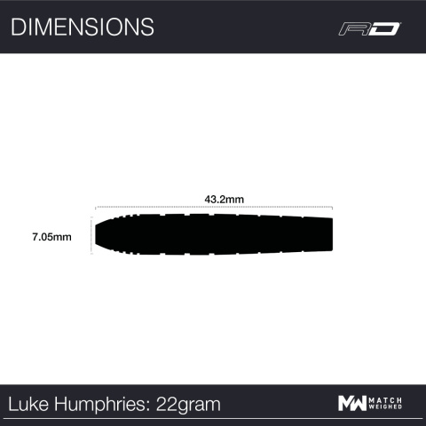 Lotki RED DRAGON LUKE HUMPHRIES TX1 90% Lotki RED DRAGON LUKE HUMPHRIES TX1 90%