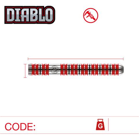 Winmau Diablo Parallel 90% 22g Winmau Diablo Parallel 90% 22g