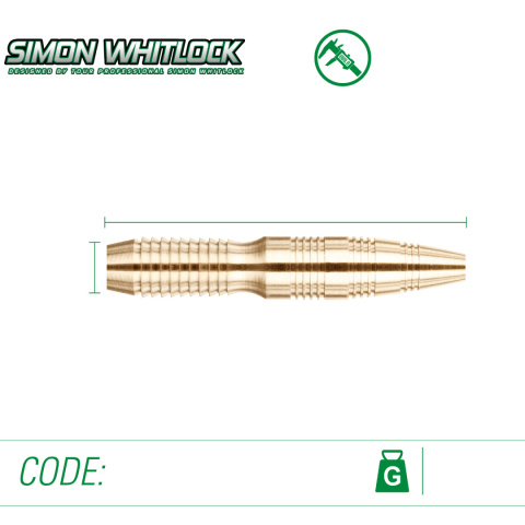 Winmau Simon Whitlock Brass darts 24g Winmau Simon Whitlock Brass darts 24g