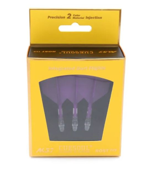 CUESOUL ROST T19 INTEGRATED DART FLIGHTS - Big Wing - Purple CUESOUL ROST T19 INTEGRATED DART FLIGHTS - Big Wing - Purple