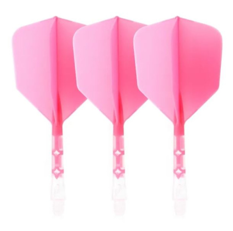 CUESOUL ROST T19 INTEGRATED DART FLIGHTS - Big Wing - Pink