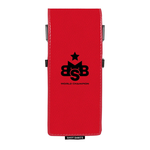 Michael Smith Drop In Darts Case - Red - Etui na lotki