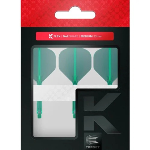 Target K-Flex Shaft&Flight System Green no2 Standard Target K-Flex Shaft&Flight System Green no2 Standard