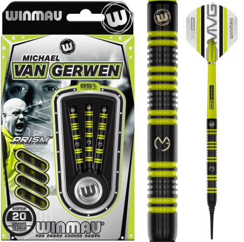 Winmau MvG Pro Series 18g barrel/20g pełna 85% - Soft