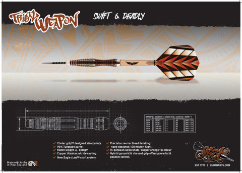 LOTKI SHOT TRIBAL WEAPON 1 FRONT-WEIGHT 90% LOTKI SHOT TRIBAL WEAPON 1 FRONT-WEIGHT 90%