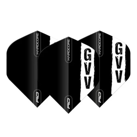 PIÓRKA RED DRAGON GIAN VAN VEEN BLACK WITH GVV LOGO HARDCORE STANDARD PIÓRKA RED DRAGON GIAN VAN VEEN BLACK WITH GVV LOGO HARDCORE STANDARD