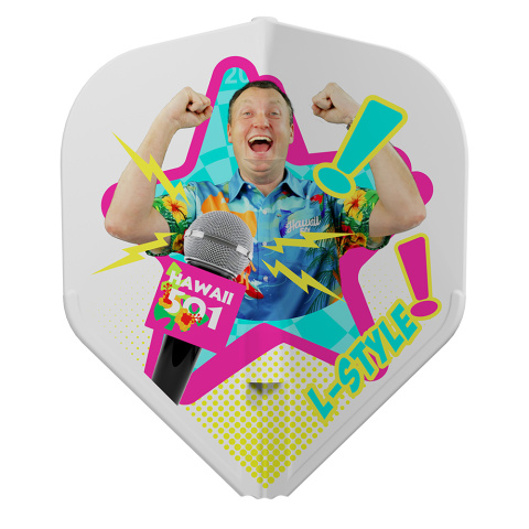 Piórka L-style L1EZ Wayne Mardle Type B White Piórka L-style L1EZ Wayne Mardle Type B White