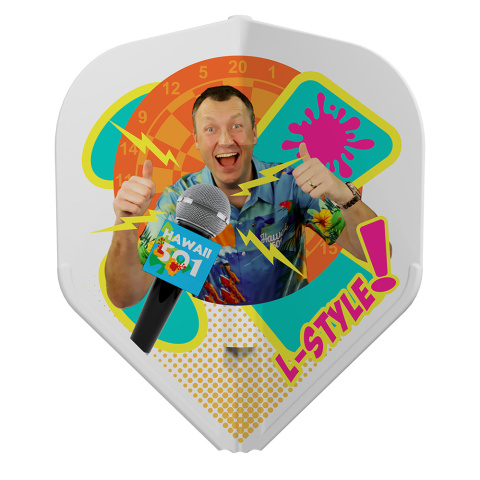 Piórka L-style L1EZ Wayne Mardle Type C White Piórka L-style L1EZ Wayne Mardle Type C White