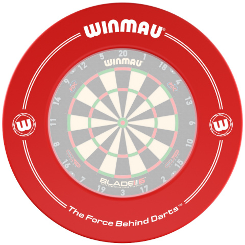 Winmau Printed Red Dartboard surround opona do tarczy Winmau Printed Red Dartboard surround opona do tarczy