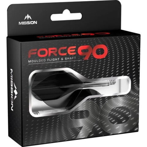 Piórka Mission Force 90 Gradient Transparent Black NO2 Piórka Mission Force 90 Gradient Transparent Black NO2