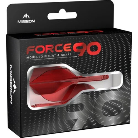 Piórka Mission Force 90 Gradient Transparent Red NO2 Piórka Mission Force 90 Gradient Transparent Red NO2