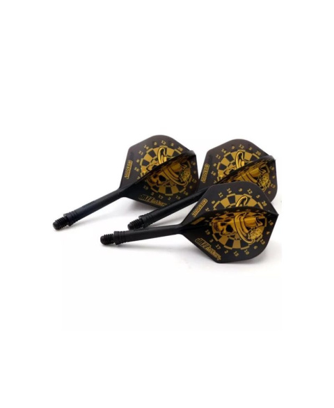 Piórka Cuesoul AK5 Jazz Metal Standard Gold Skull M Piórka Cuesoul AK5 Jazz Metal Standard Gold Skull M