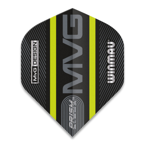 Piórka Winmau Prism Alpha Black MVG Green Piórka Winmau Prism Alpha Black MVG Green