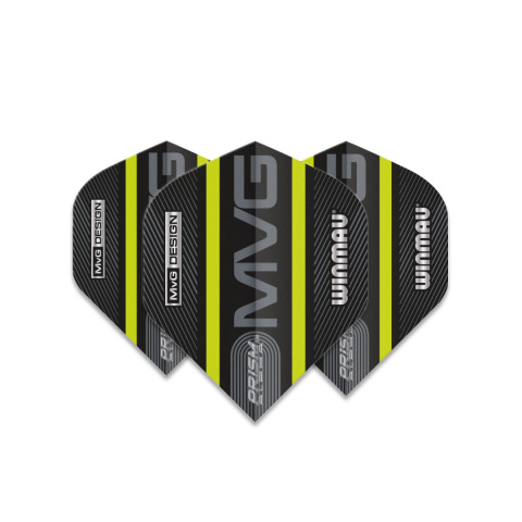 Piórka Winmau Prism Alpha Black MVG Green Piórka Winmau Prism Alpha Black MVG Green