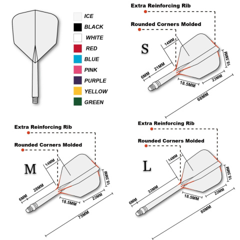 CUESOUL FLIGHT SYSTEM AK5 ROST STANDARD - ICE CUESOUL FLIGHT SYSTEM AK5 ROST STANDARD - ICE