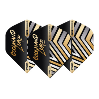 Piórka Luke Humphries Gold Hardcore Premium No2 Dart Flights by Red Dragon