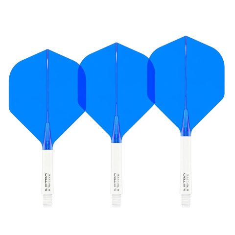Piórka Red Dragon Nitro Flite System White Blue NO2 Piórka Red Dragon Nitro Flite System White Blue NO2