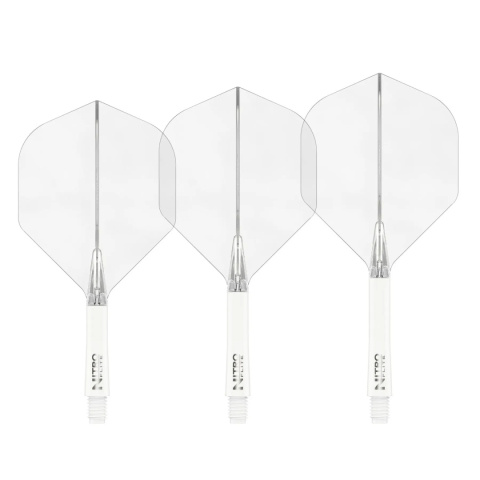 Piórka Red Dragon Nitro Flite System White Clear NO2 Piórka Red Dragon Nitro Flite System White Clear NO2