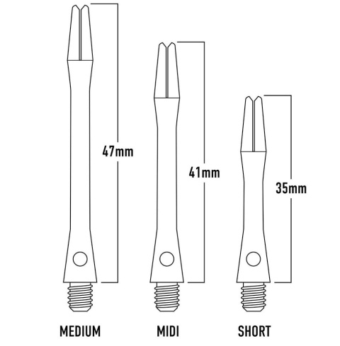Shafty aluminiowe Harrows Keramic różne kolory! Shafty aluminiowe Harrows Keramic różne kolory!
