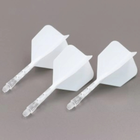 CUESOUL ROST T19 INTEGRATED DART FLIGHTS - Big Wing - White CUESOUL ROST T19 INTEGRATED DART FLIGHTS - Big Wing - White