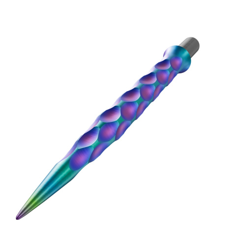 Groty Cuesoul Touch Point II Titanium Coated Snake Scales GZ8 Rainbow