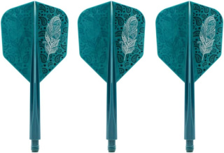 CONDOR AXE Small Doodle Feather Blue Green Shiori Sato