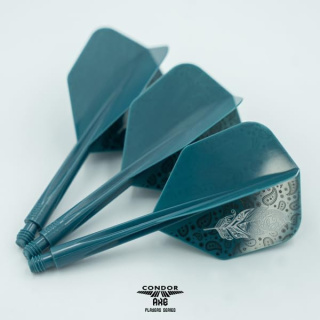 CONDOR AXE Small Doodle Feather Blue Green Shiori Sato