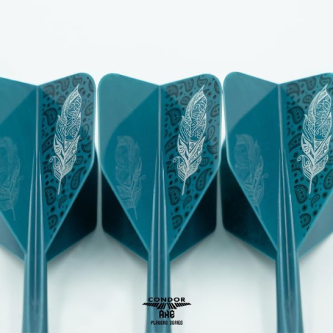 CONDOR AXE Small Doodle Feather Blue Green Shiori Sato CONDOR AXE Small Doodle Feather Blue Green Shiori Sato