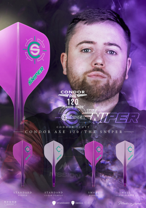 Condor AXE 120 Small THE SNIPER Connor Scutt Purple Condor AXE 120 Small THE SNIPER Connor Scutt Purple