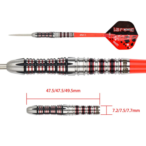 ONE80 Black J21 02 90% darts ONE80 Black J21 02 90% darts