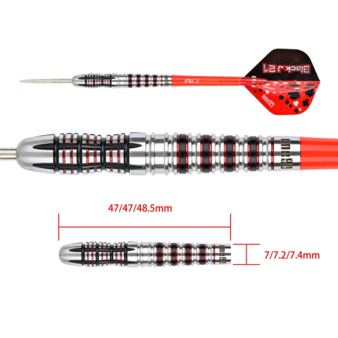 ONE80 Black J21 03 90% darts ONE80 Black J21 03 90% darts