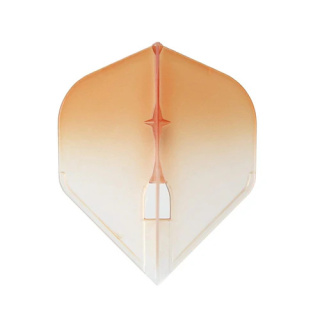 Piórka L-Style Two Tone Flights L1 Clear Orange