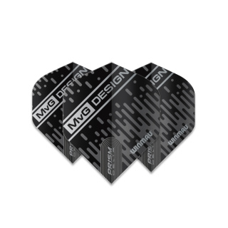 Piórka Winmau Michael van Gerwen Prism Delta Black/Grey