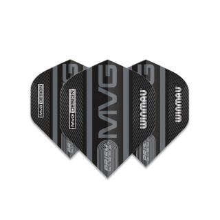 Piórka Winmau Prism Alpha Black MVG Grey