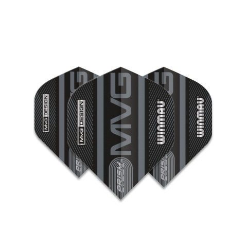 Piórka Winmau Prism Alpha Black MVG Grey