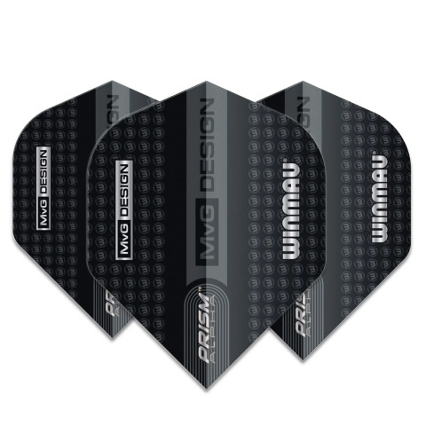 Piórka Winmau Prism Alpha MVG Grey Logo Piórka Winmau Prism Alpha MVG Grey Logo