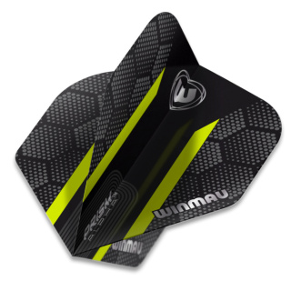 Piórka Winmau Prism Alpha Extra Thick Black & Green Stripe