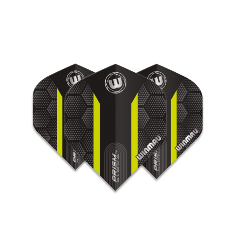 Piórka Winmau Prism Alpha Extra Thick Black & Green Stripe Piórka Winmau Prism Alpha Extra Thick Black & Green Stripe