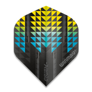 Piórka Winmau Prism Alpha Extra Thick Blue & Yellow