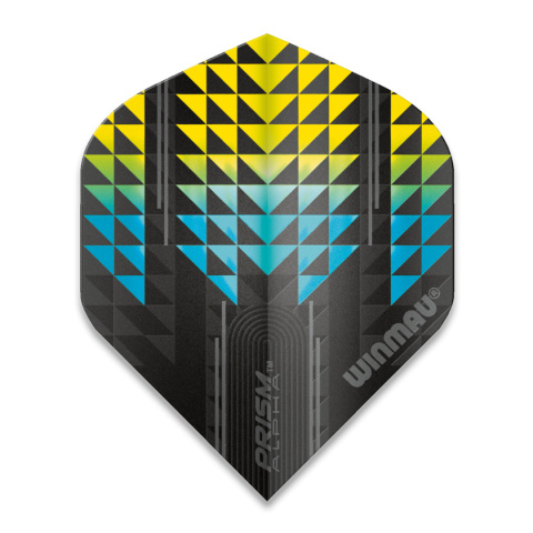 Winmau Prism Alpha Extra Thick Blue & Yellow Flights Winmau Prism Alpha Extra Thick Blue & Yellow Flights