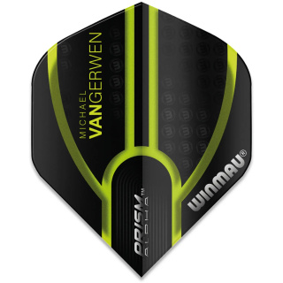 Piórka Winmau Michael van Gerwen Prism Alpha Black Green