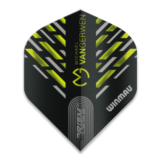 Piórka Winmau Michael van Gerwen Prism Alpha Black Green V3