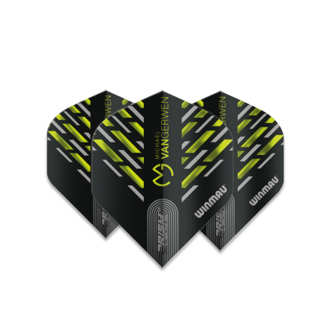 Piórka Winmau Michael van Gerwen Prism Alpha Black Green V3