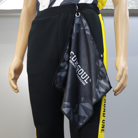 Cuesoul Dart Towel Black and grey Cuesoul Dart Towel Black and grey