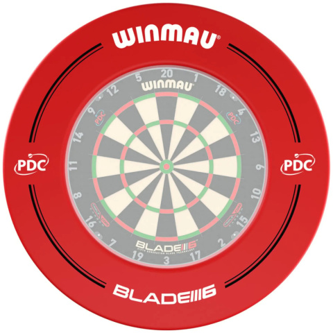 Winmau PDC Red Dartboard surround opona do tarczy Winmau PDC Red Dartboard surround opona do tarczy